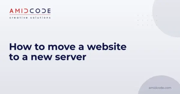 How to move a website to a new server