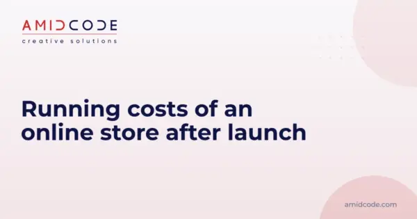 Running costs of an online store after launch