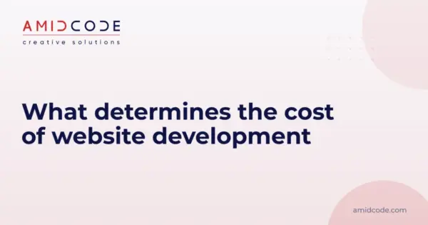 What determines the cost of website development