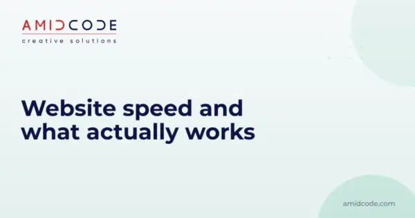 How to speed up a website and what helps most